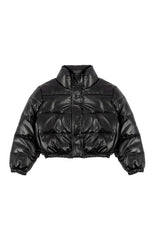 Faux Leather Puffer Jacket | Forever 21 Women