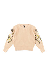 Floral Embroidered Knit Sweater | Forever 21 Women