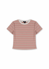 Rib-Knit Striped Baby Tee | Forever 21 Women