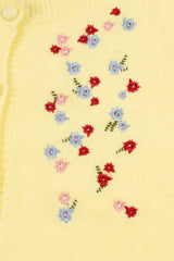 Floral Embroidered Puff-Sleeve Cardigan | Forever 21 Women