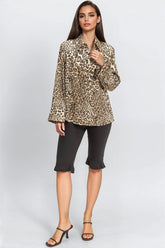 Satin Leopard Print Shirt | Forever 21 Women