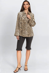 Satin Leopard Print Shirt | Forever 21 Women