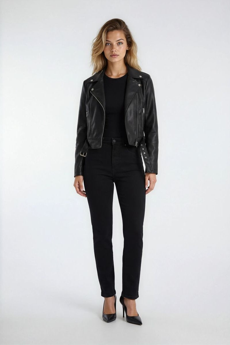 Faux Leather Moto Jacket | Forever 21 Women