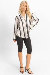 Satin Striped Shirt | Forever 21 Women