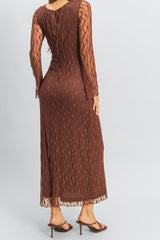 Semi-Sheer Lace Bodycon Maxi Dress | Forever 21 Women