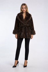 Leopard Print Tie-Waist Faux Fur Jacket | Forever 21 Women