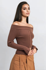 Ribbed Off-The-Shoulder Sweater-Knit Top | Forever 21 Women