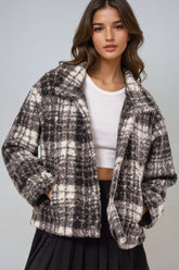 Plaid Boucle Jacket | Forever 21 Women