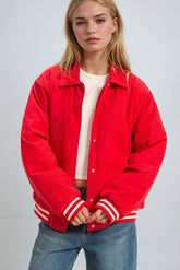 Corduroy Varsity Jacket | Forever 21 Women