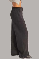 Straight-Leg Scuba Pintucked Sweatpants | Forever 21 Women