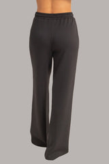 Straight-Leg Scuba Pintucked Sweatpants | Forever 21 Women