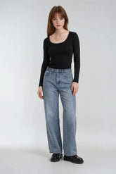 Wide-Leg Rhinestone Jeans | Forever 21 Women
