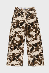 Cow Print Rhinestone Wide-Leg Jeans | Forever 21 Women