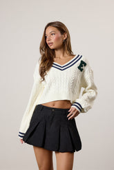 Cropped Varsity Sweater | Forever 21 Women