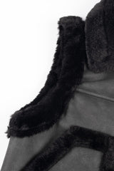 Faux Leather & Shearling Vest | Forever 21 Women