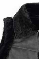 Faux Leather & Shearling Vest | Forever 21 Women