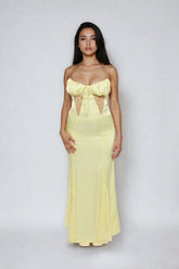 Satin Lace-Panel Maxi Dress | Forever 21 Women