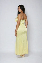 Satin Lace-Panel Maxi Dress | Forever 21 Women