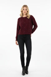 Embellished Cable-Knit Cropped Sweater | Forever 21 Women