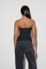 Rhinestone-Studded Split-Hem Tube Top | Forever 21 Women