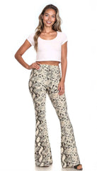 Snake Print Flare Pants | Forever 21 Women