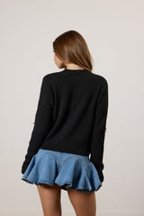 Bow Applique Cardigan Sweater | Forever 21 Women