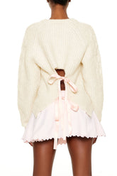 Tie-Back Bow Sweater | Forever 21 Women
