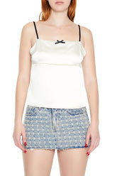 Satin Tie-Back Bow Cami | Forever 21 Women