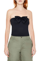 Scuba Knit Bow Tube Top | Forever 21 Women