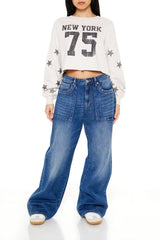 New York 75 Cropped Pullover | Forever 21 Women