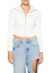 Cropped Zip-Up Sweater | Forever 21 Women