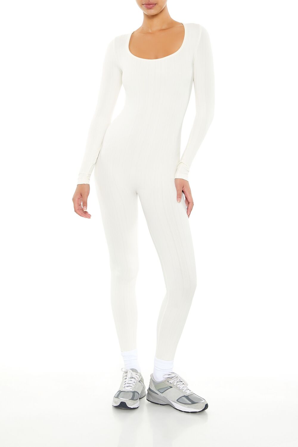 Scoop Ribbed Knit Jumpsuit | Forever 21 Women
