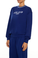 Fleece Varsity-Striped Pullover | Forever 21 Women