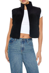 Cropped Faux Shearling Vest | Forever 21 Women