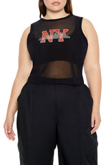 Plus Size Rhinestone NY Tank Top | Forever 21 Women