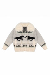 Horse Print Pom-Pom Zip-Up Sweater | Forever 21 Women