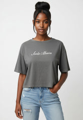 Santa Monica Boxy Cropped Tee | Forever 21 Women