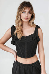 Lace Tie-Strap Corset Top | Forever 21 Women