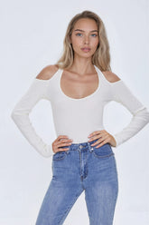Ribbed Open-Shoulder Top | Forever 21 Women