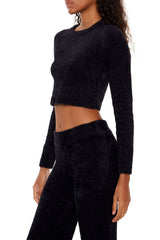 Fuzzy Knit Cropped Sweater | Forever 21 Women