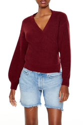 Drop-Sleeve Wrap Sweater | Forever 21 Women