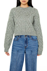 Cable & Honeycomb Knit Sweater | Forever 21 Women