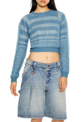 Striped Cropped Sweater | Forever 21 Women