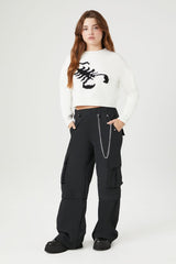 Scorpion Cropped Sweater | Forever 21 Women