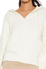 Hooded Drop-Sleeve Sweater | Forever 21 Women