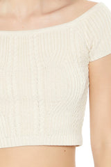Sweater-Knit Off-the-Shoulder Crop Top | Forever 21 Women