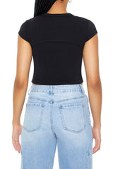 Layered Cutout Cropped Tee | Forever 21 Women