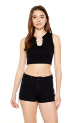 Chain Sweater-Knit Crop Top | Forever 21 Women
