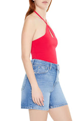 Sweater-Knit Halter Thong Bodysuit | Forever 21 Women