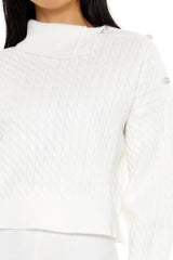 Faux Pearl Cable Knit Sweater | Forever 21 Women